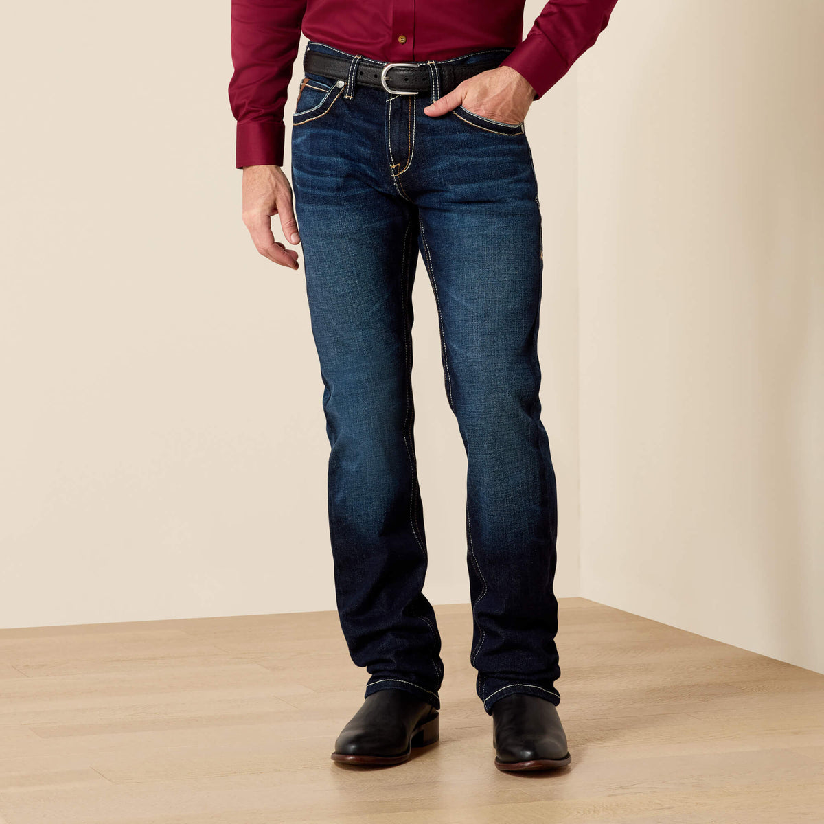 M7 Rocker Concord Stretch Stackable Straight Leg Jean - US 3366