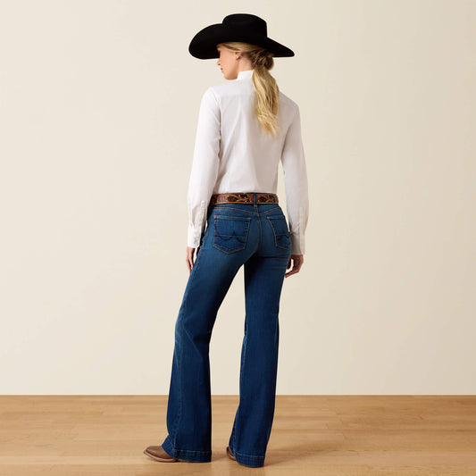 Mid Rise Kelsea Trouser Jeans - US 0309