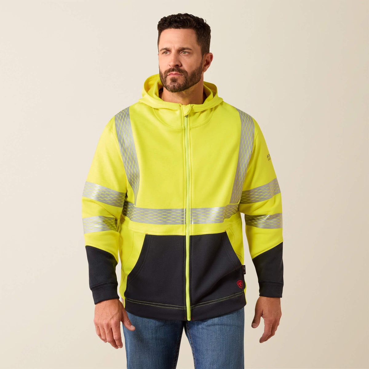 FR Hi-Vis Full Zip Hoodie - US 6241