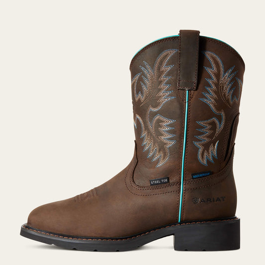 Krista Waterproof Steel Toe Work Boot - US 8035