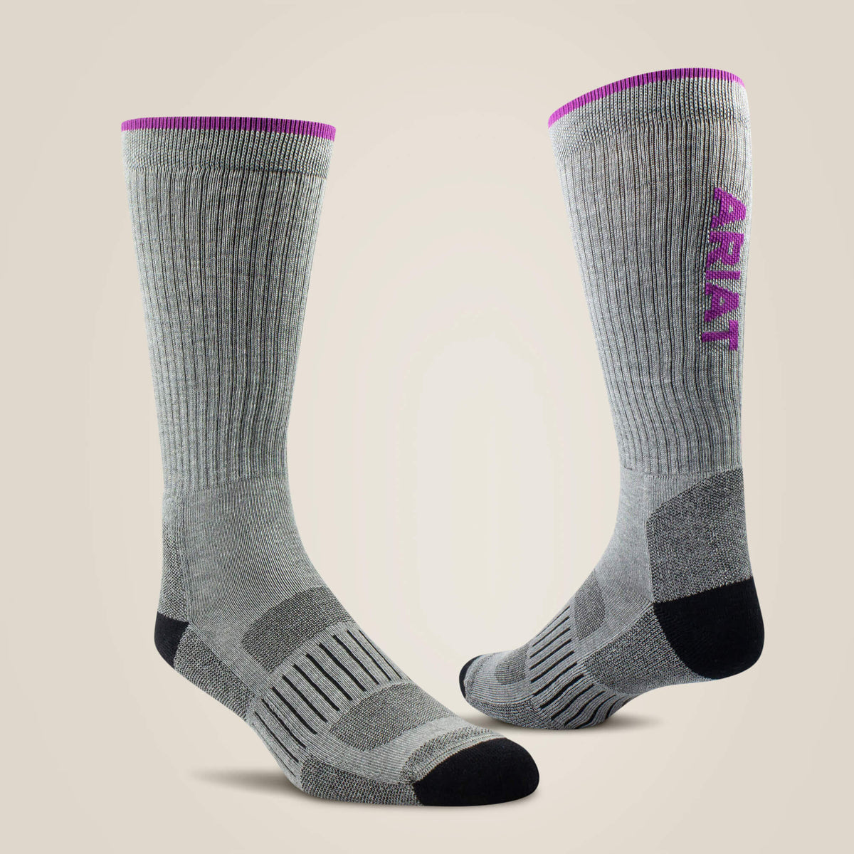 High Performance Crew Tek Work Sock Multi Color Pa - US 5682
