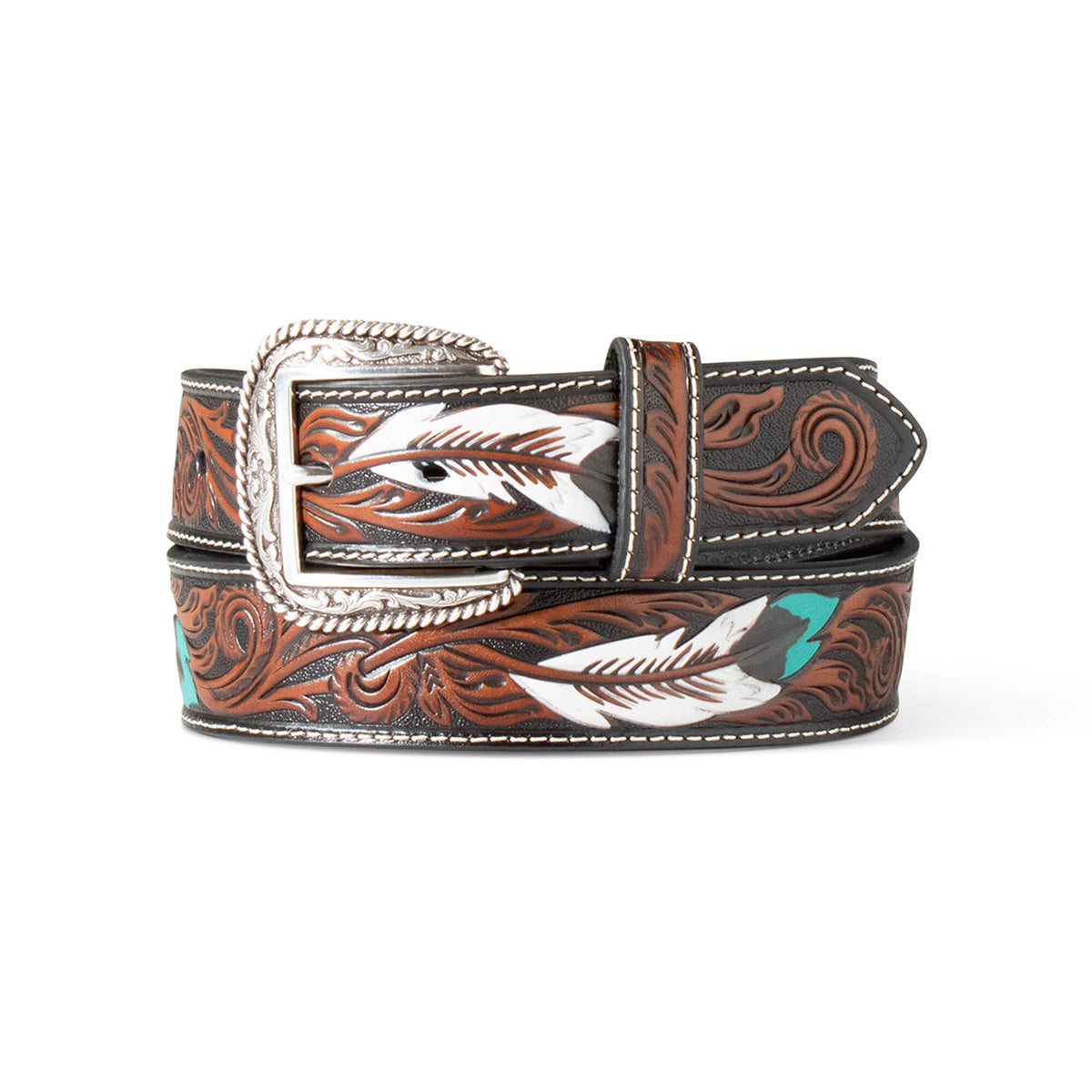 Feather Embossed Belt - US 9301