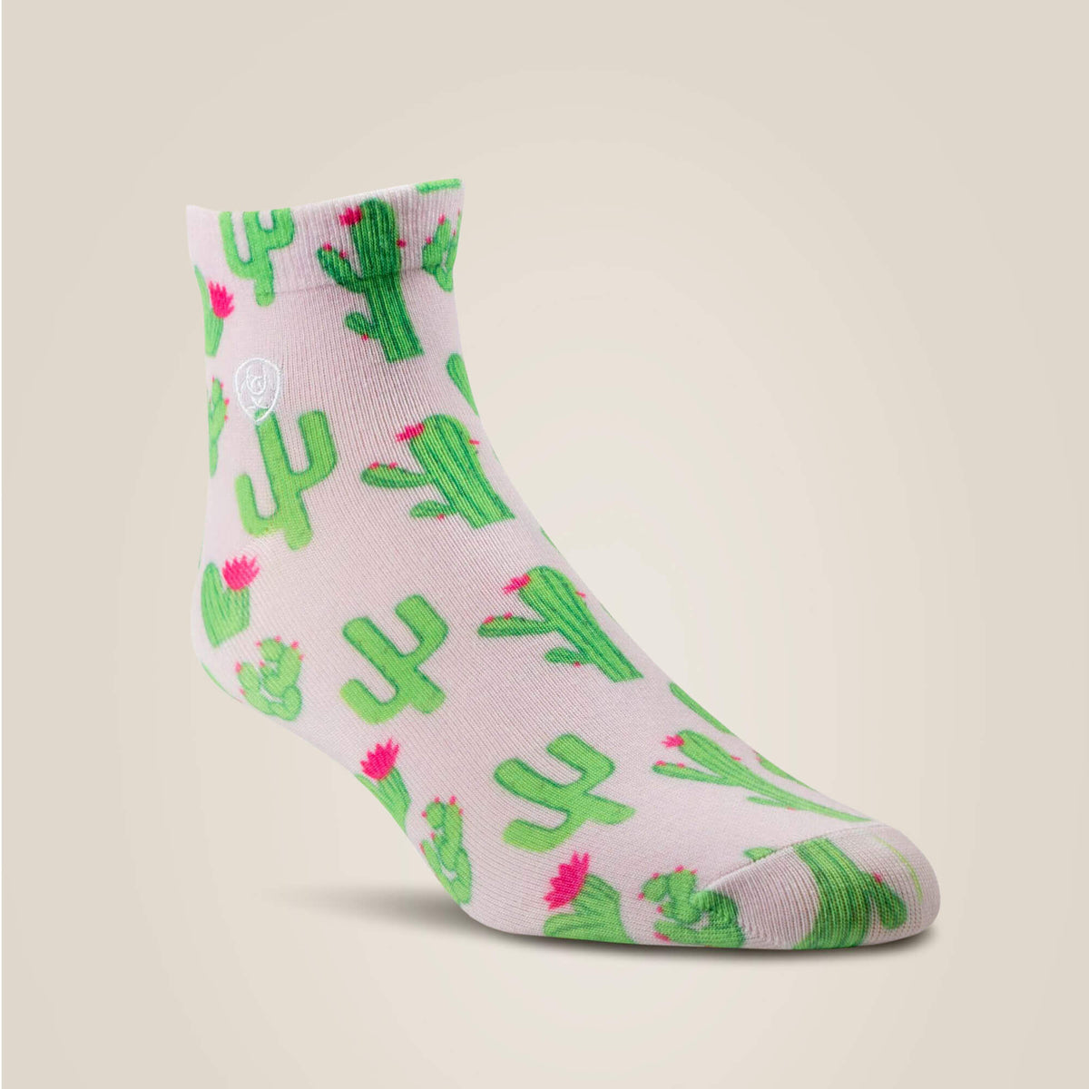 Horse/Cactus Print Ankle Sock 2 Pair Multi Pack - US 9968