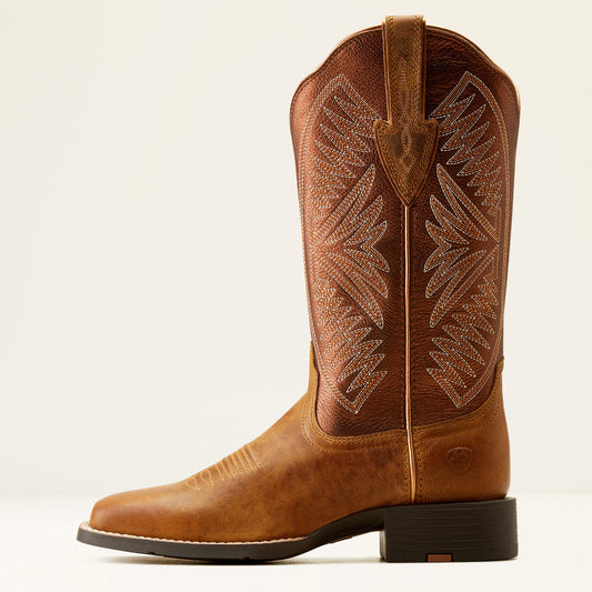 Round Up Ruidoso Wide Square Toe Western Boot - US 9953