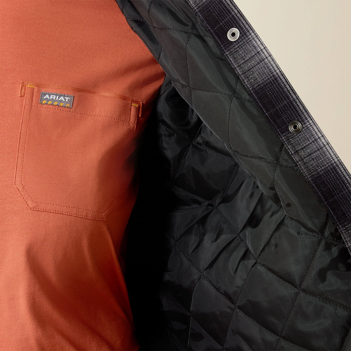 Rebar Flannel Insulated Shirt Jacket - US 0456