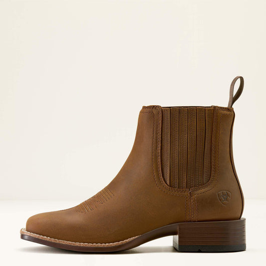Booker Chelsea Wide Square Toe Western Boot - US 3450