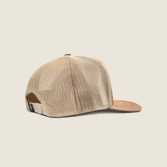 Oilskin Faux Leather Patch Cap - US 4634
