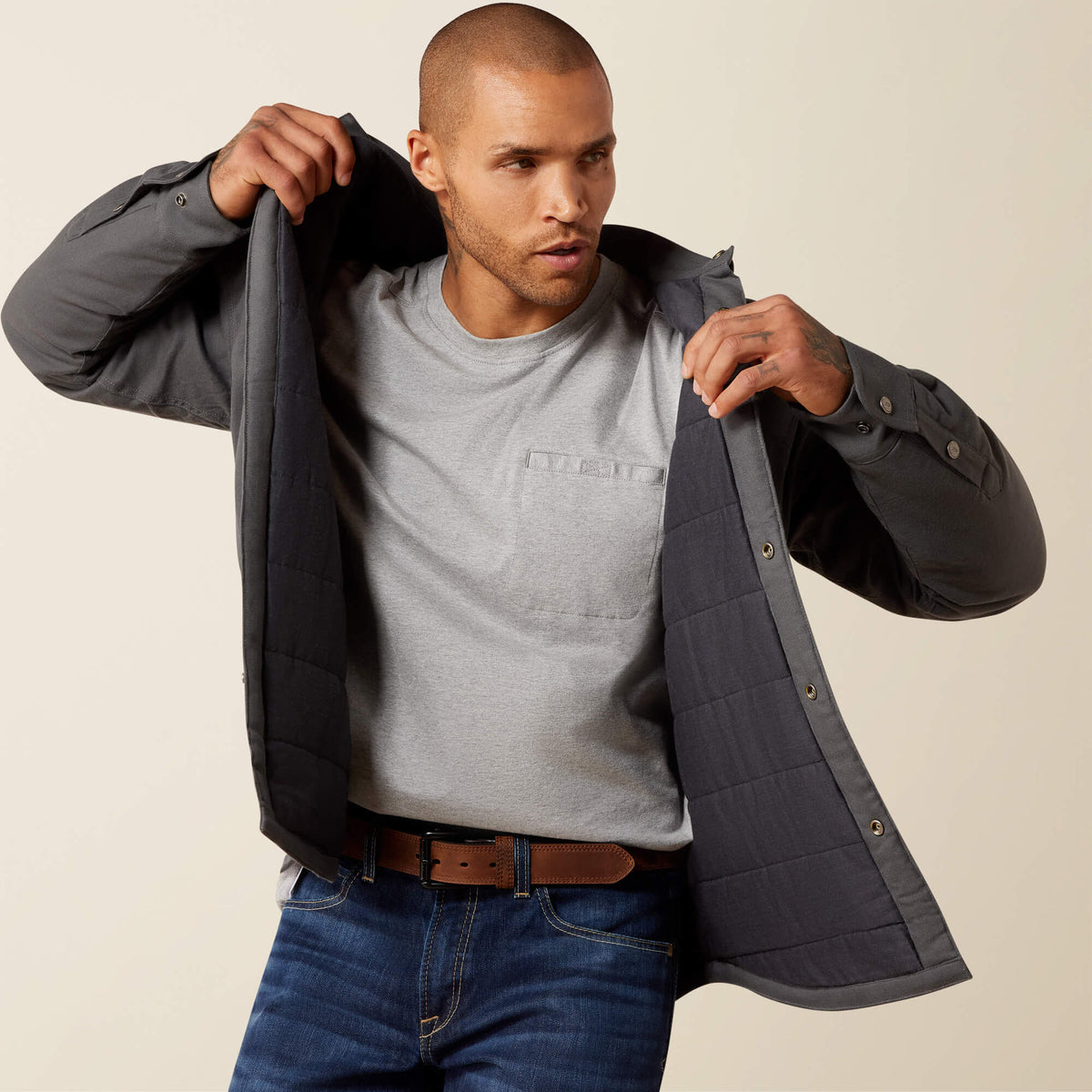FR Flannel Insulated Shirt Jacket - US 6757
