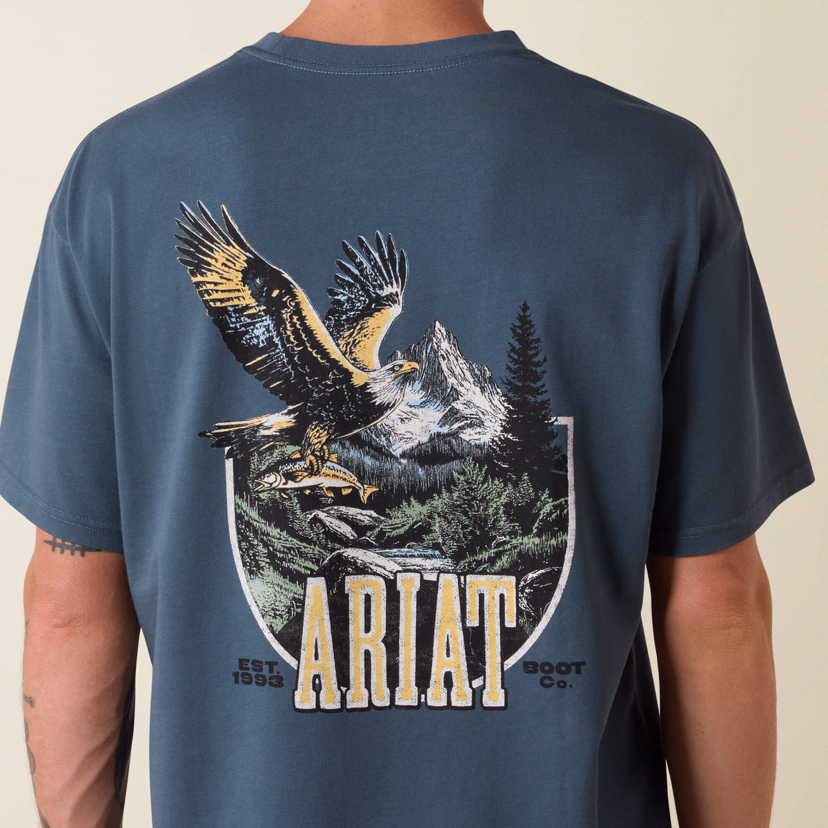 Ariat Apex Freedom Eagle ToughStock Boxy T-Shirt - US 3134
