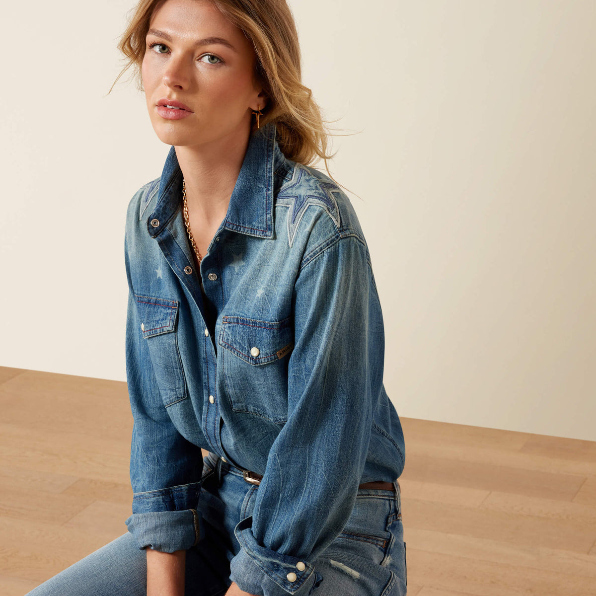 Americana Denim Shirt - US 8016