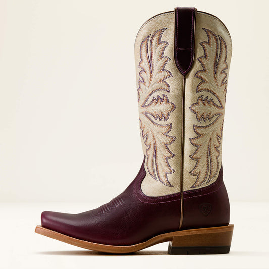 Futurity Oak Narrow Cutter Toe Western Boot - US 4528