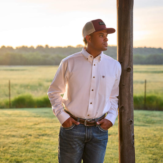 Solid Twill Classic Fit Shirt - US 2795