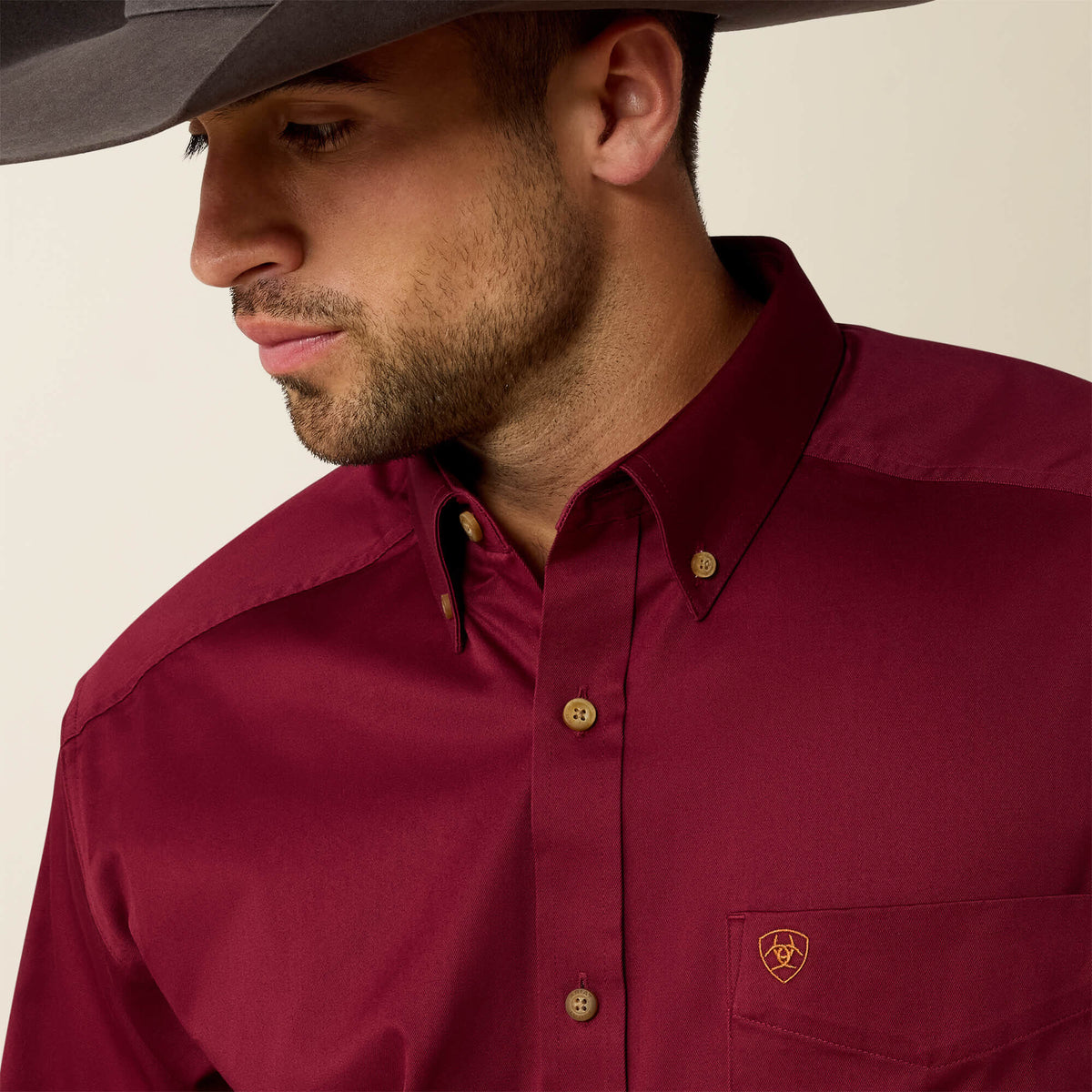 Solid Twill Classic Fit Shirt - US 8707