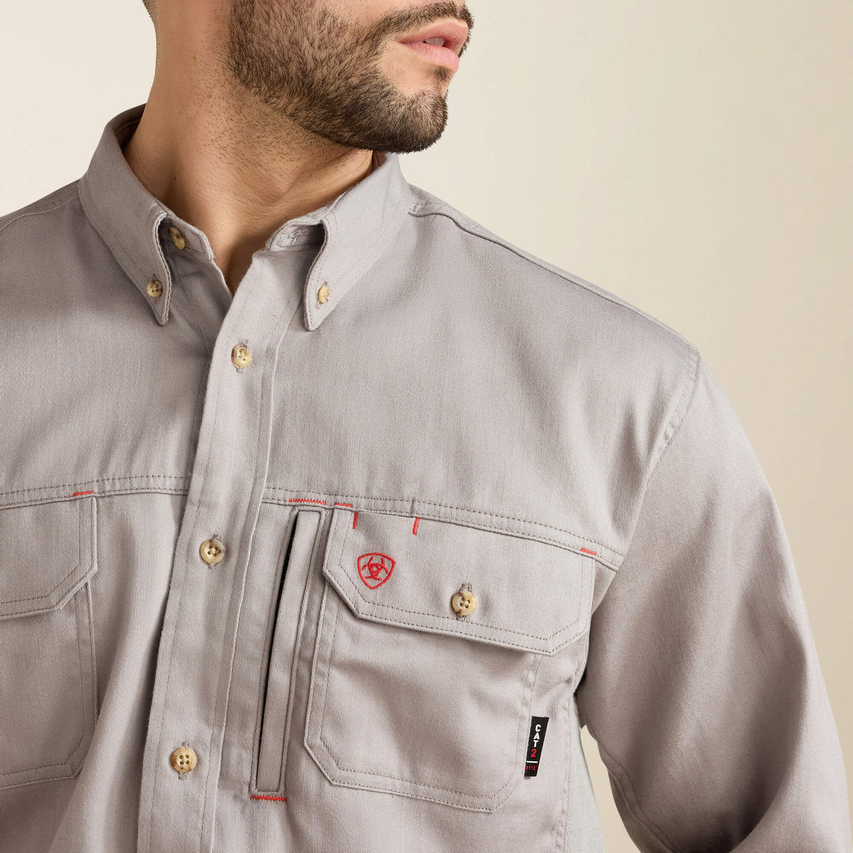FR Solid Vent Work Shirt - US 9684
