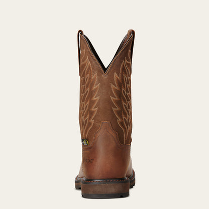 Groundbreaker Wide Square Toe MetGuard Steel Toe Work Boot - US 3279