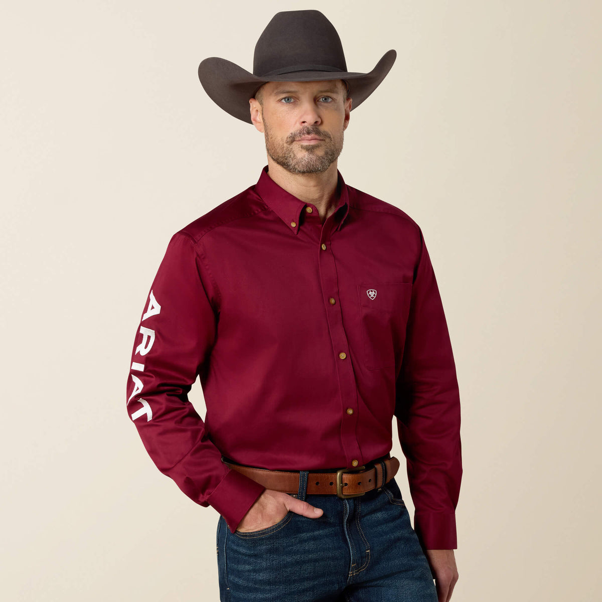 Team Logo Twill Classic Fit Shirt - US 3383