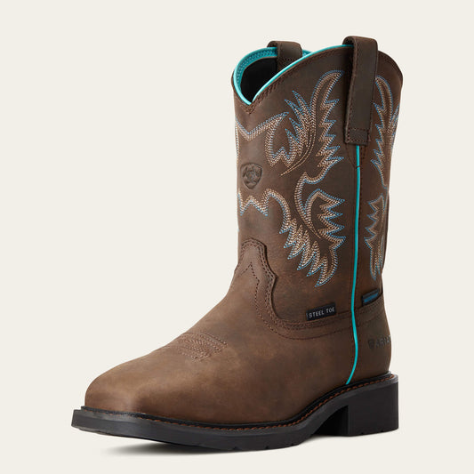 Krista Waterproof Steel Toe Work Boot - US 8035