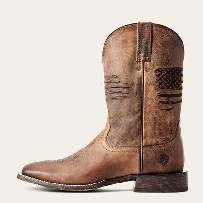 Circuit Patriot Wide Square Toe Cowboy Boot - US 8497
