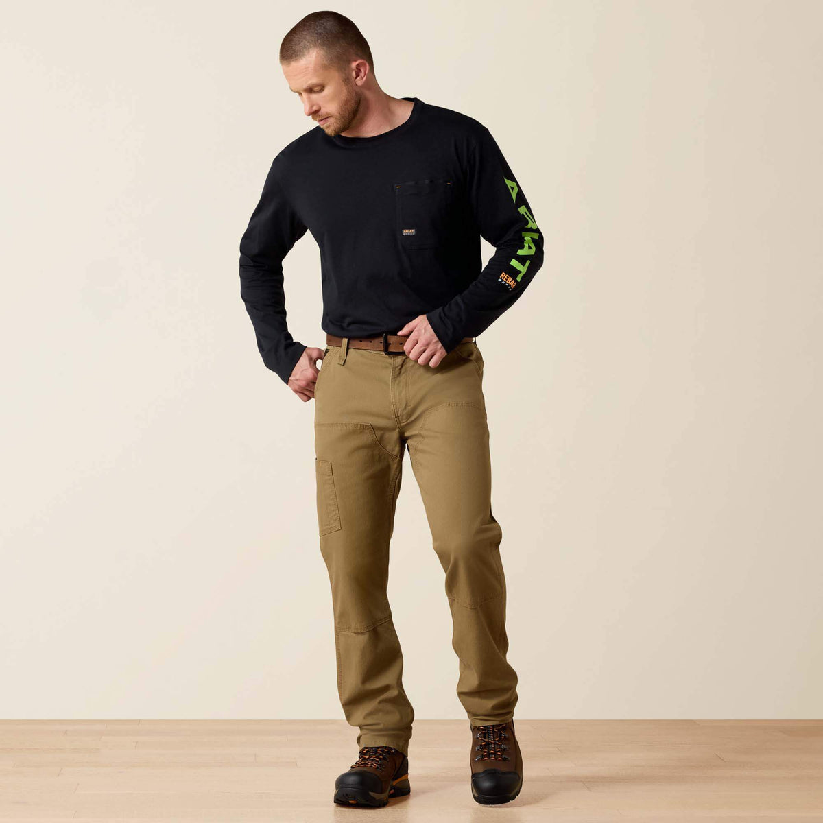 Rebar M4 Relaxed DuraStretch Made Tough Double Front Straight Pant - US 9143