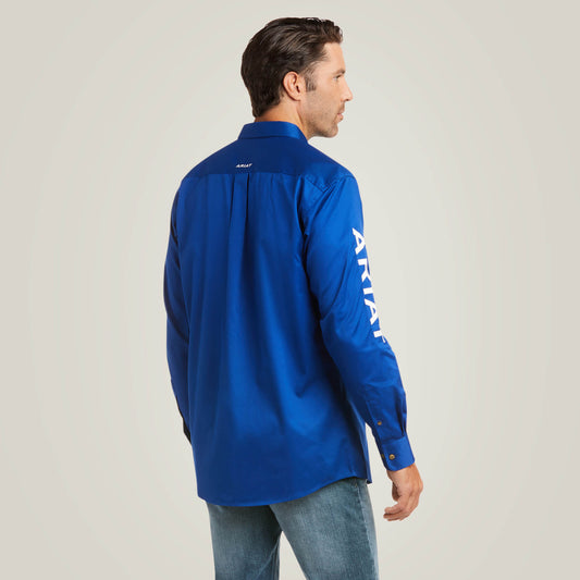 Team Logo Twill Fitted Shirt - US 7492