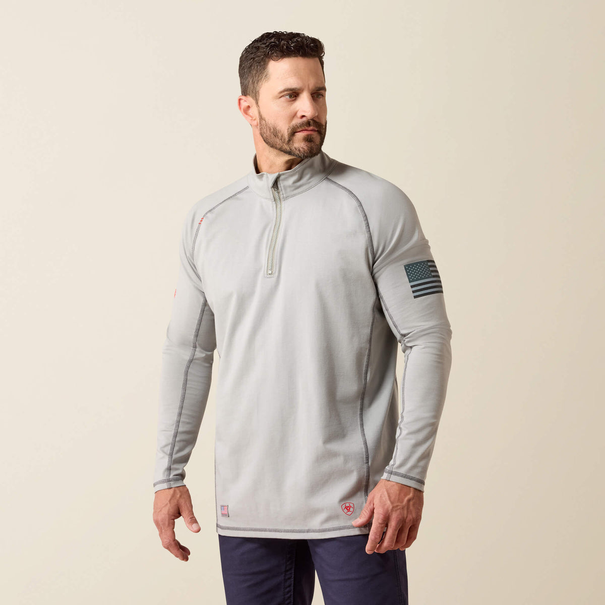 FR Combat Stretch Patriot 1/4 Zip Work Shirt - US 0860