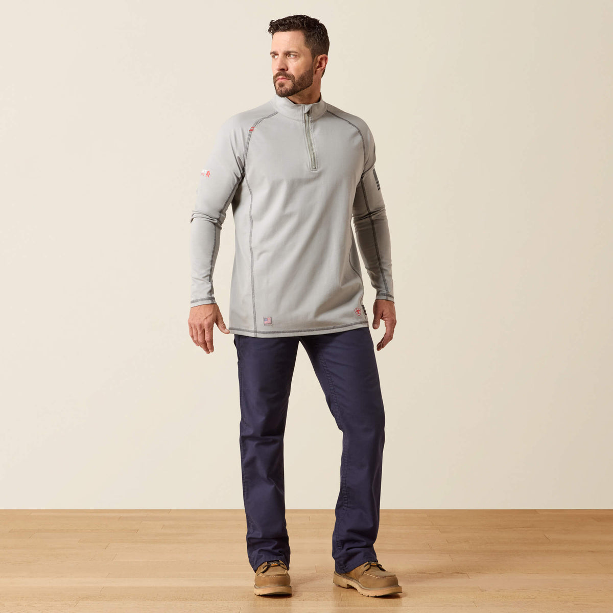 FR Combat Stretch Patriot 1/4 Zip Work Shirt - US 0860