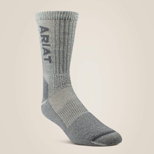 Lightweight Merino Wool Blend Steel Toe Work Sock - US 8122