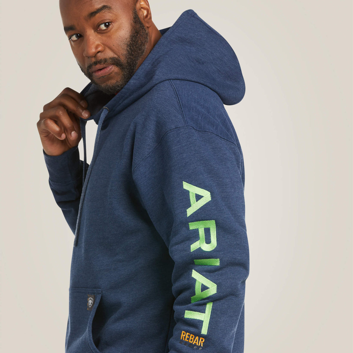 Rebar Workman Graphic Hoodie - US 7418