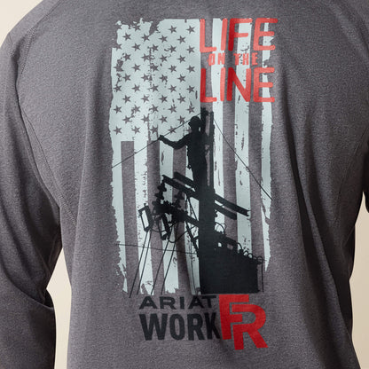 FR Air Life on the Line Graphic Top - US 8099