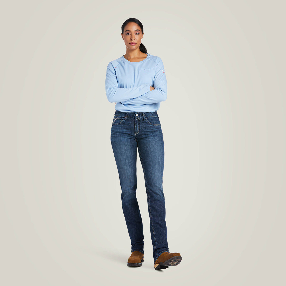 FR Perfect Rise DuraLight Avelynn DuraStretch Slim Leg Jeans - US 6354