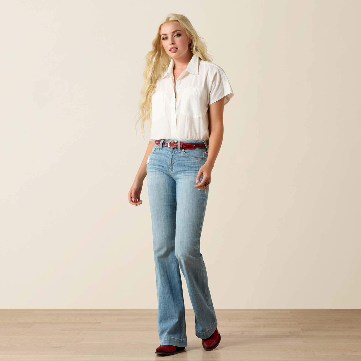 High Rise Aisha Slim Trouser Jeans - US 9706