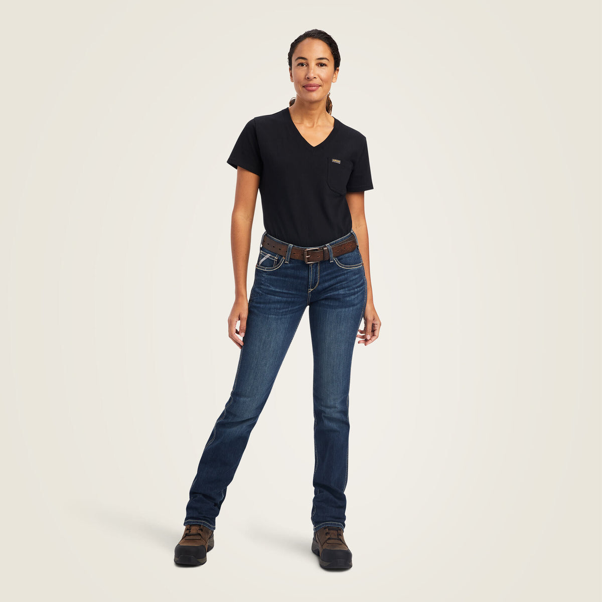 Rebar Perfect Rise Riveter DuraStretch Straight Leg Jeans - US 2080