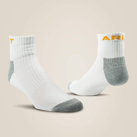 Premium Ringspun Cotton Quarter Crew Work Sock 3 P - US 3965