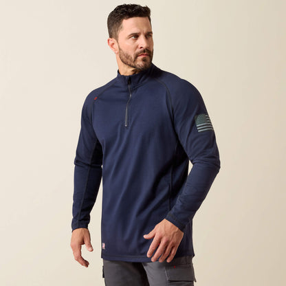 FR Combat Stretch Patriot 1/4 Zip Work Shirt - US 5893