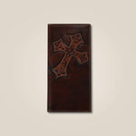 Cross embossed rodeo wallet - US 5521