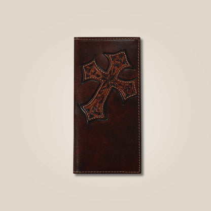 Cross embossed rodeo wallet - US 5521