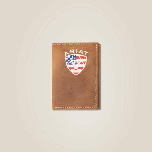 Flag Shield Trifold Wallet - US 8923