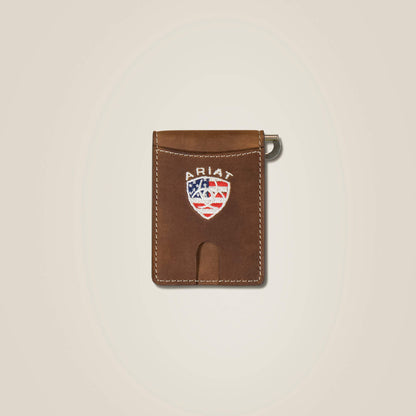 Flag Shield Clip Wallet - US 8835
