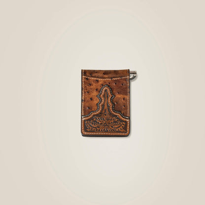 Ostrich Clip Wallet - US 3030