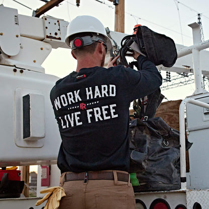 FR Work Hard Live Free T-Shirt - US 1646