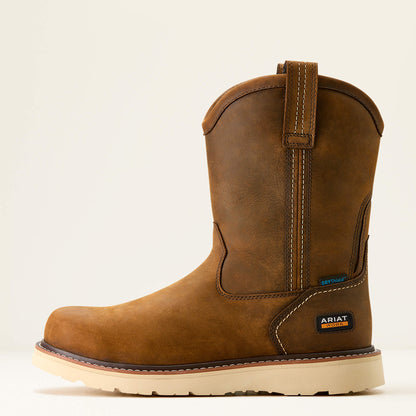 Rebar Wedge Pull-On Waterproof Work Boot - US 3966