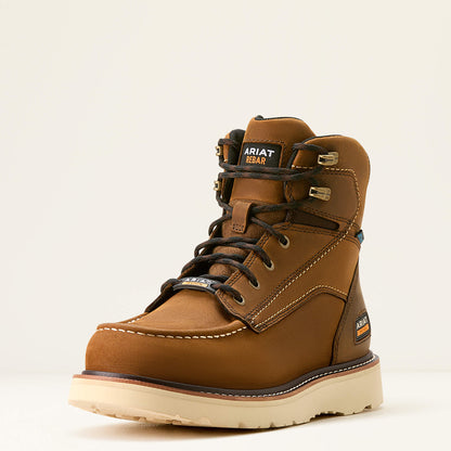 Rebar Wedge Moc Toe 6" Waterproof Work Boot - US 1422