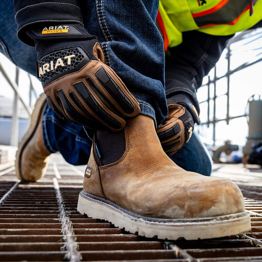Rebar Wedge Chelsea Waterproof Composite Toe Work Boot - US 4781