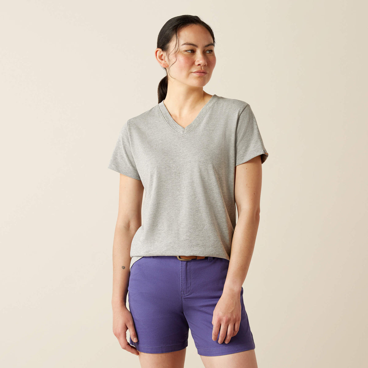 Rebar Cotton Strong Standard V-Neck T-Shirt - US 2280
