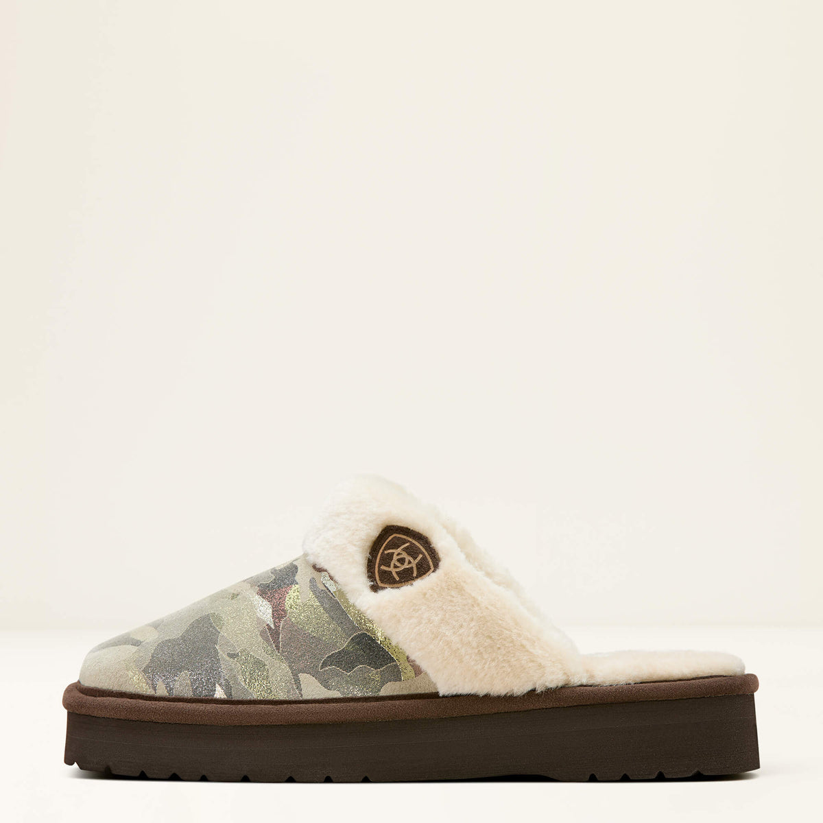 Jackie Square Toe Stack Slipper - US 2963