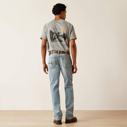 Rebar M4 Relaxed DuraStretch Basic Stackable Straight Leg Jean - US 2421