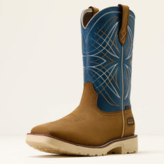 DUSTED BROWN|BASIN BLUE