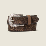 Paisley Tooled Belt - US 0023