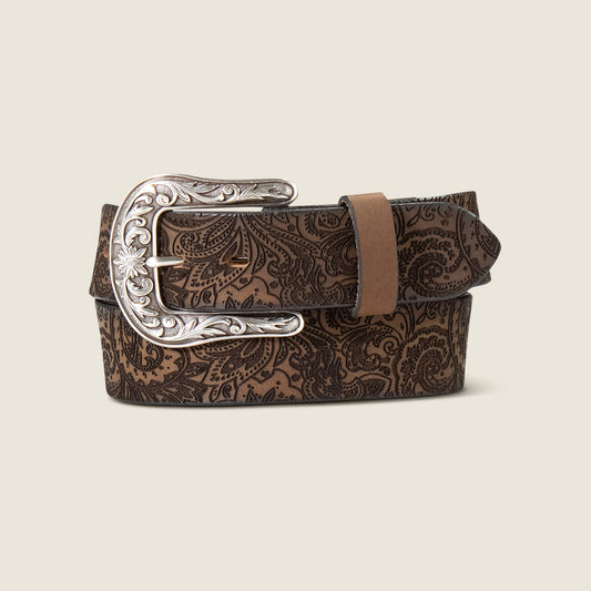 Paisley Tooled Belt - US 0023