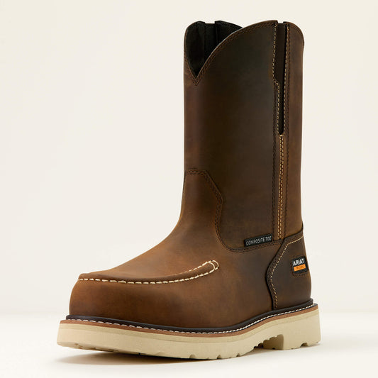 Rebar Lift Pull On Moc Toe Composite Toe Work Boot - US 7644